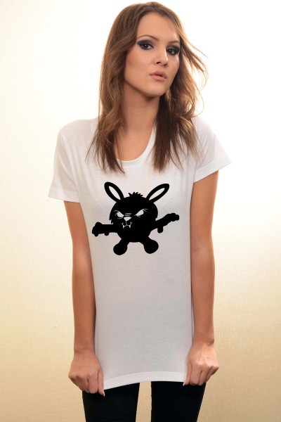 Tricou Femei Evil Rabbit Favorite Crew Neck